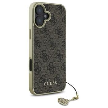 Guess GUHCP16SGF4GBR Hardcase 4G Charms Collection Aizsargapvalks priekš iPhone 16 6.1
