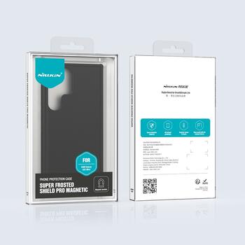 Nillkin Super Frosted PRO Magnetic Back Cover Защитный чехол для Samsung Galaxy S23 Ultra / чёрный (57983113366)