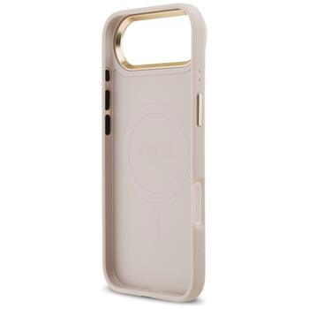 Guess 4G Stripe MagSafe Case Защитный чехол для iPhone 17 Air / розовый (GUHMP17MPG4SEMCP)