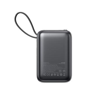 Joyroom JR-PBF29 Power Bank with Digital Display Type-C, PD 22.5W, 20000 mAh with built-in Double Type-C Cable Зарядная батарея / чёрный (JR-PBF29-BLK)