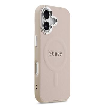 Guess PU Saffiano MagSafe Case Чехол для Apple iPhone 17 (GUHMP17SPSAREGSP)