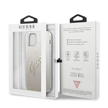 Guess GUHCP12SPCUGLSGO Glitter Gradient Script Hardcase Защитный чехол для iPhone 12 mini 5,4