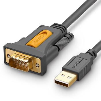 UGREEN CR104 Uzlādes kabelis priekš USB male - DB9 male with PL2303 1.5m (UG-20211)