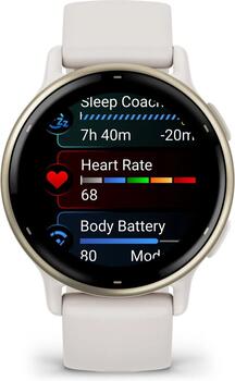 Garmin Vivoactive 5 Ivory/ Cream Gold Смарт часы 42 mm (010-02862-11)