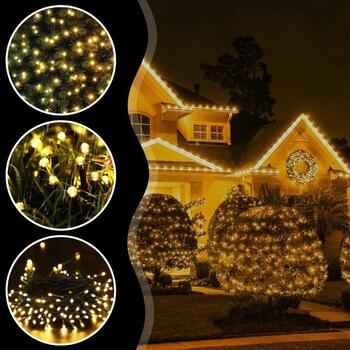 Extralink EX.95542 Ziemassvētku eglītes virtene 100LED / 10.5m / Warm white (EX.95542)