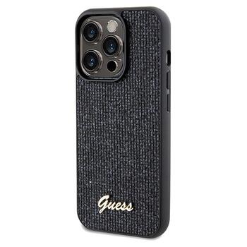 Guess GUHCP14LPMSDGSK Hardcase Disco Metal Script Защитный чехол для iPhone 14 Pro 6.1