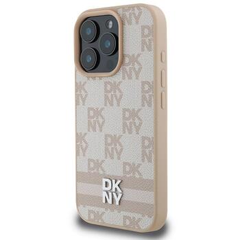 DKNY Checkered Pattern & Printed Stripes Защитный Чехол для Apple iPhone 16 Pro (DKHCP16LPCPTSSP)