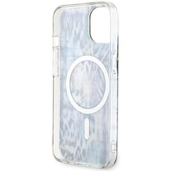 Guess GUHMP14SHLEOPWB Leopard MagSafe Aizsargapvalks priekš iPhone 14 / 15 / 13 6.1