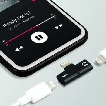 PROMATE iHinge-LT Adapter Lightning to Audio / Sync Адаптер (AISIHINGELTGY)