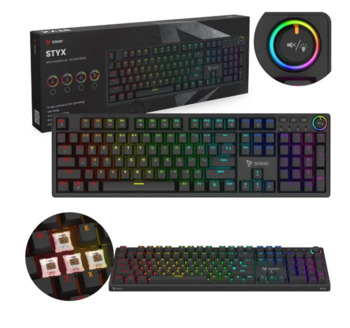 Savio Styx Outemu Brown Klaviatūra (STYXBROWN)