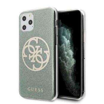 Guess GUHCN58PCUGLKA Hardcase 4G Circle Glitter Защитный чехол для iPhone 11 Pro / хаки (GUHCN58PCUGLKA)