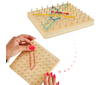 RoGer Развивающая игра Geoboard с резинками (RO-5177)