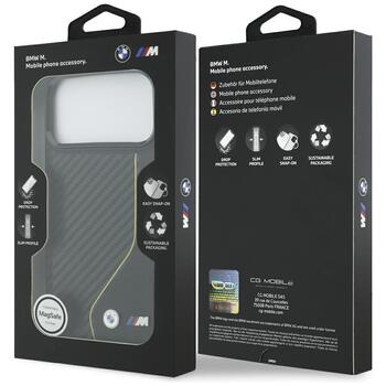 BMW M Carbon Line & Logo MagSafe Case Защитный Чехол для Apple iPhone 17 Pro Max (BMHMP17X25PCCSCKY)