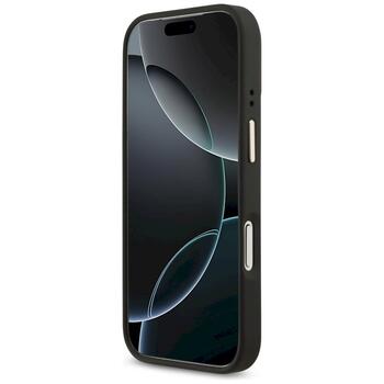 Guess 4G Strass Logo MagSafe Защитный чехол для iPhone 17 Pro / чёрный (GUHMP17LP4GRMDEK)