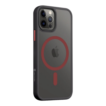 Tactical MagForce Hyperstealth 2.0 Cover Защитный чехол для iPhone 12/12 Pro / чёрный/красный (TA-57983121083)