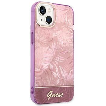 Guess GUHCP14MHGJGHP Jungle Collection Aizsargapvalks priekš iPhone 14 Plus / 15 Plus 6.7