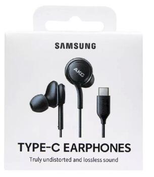 Samsung EO-IC100BBEGWW AKG USB-C Stereo Handsfree Гарнитура для устройств с USB-C / чёрный (retail) (EO-IC100BBEGWW)