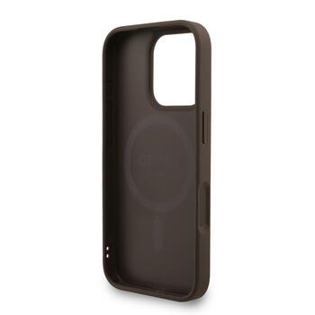 Guess PU Leather 4G Colored Ring Strap MagSafe Case Чехол для Apple iPhone 16 Pro (GUHMP16LP4GREGSW)