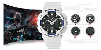 CASIO GA-100B-7AER Мужские часы (GA-100B-7AER)