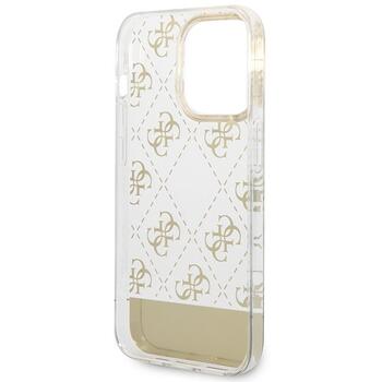 Guess GUHCP14LHG4MHG Hardcase 4G Pattern Script Aizsargapvalks priekš iPhone 14 Pro 6,1
