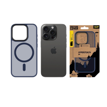 Tactical MagForce Hyperstealth Cover Защитный чехол для iPhone 15 Pro / тёмно-синий (TA-57983115961)