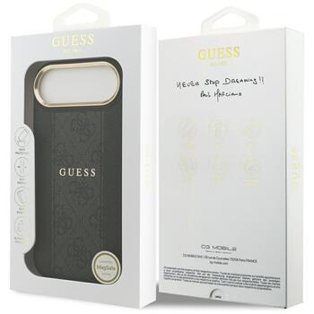 Guess 4G Stripe MagSafe Защитный чехол для iPhone 17 Air / чёрный (GUHMP17MPG4SEMCK)