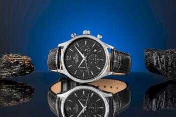 Giewont Chronograph Sapphire Vīriešu pulkstenis / melns/sudraba (GW6310-A2)