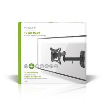 Nedis TVWM1510BK Kronšteins priekš LED / LCD / PLASMA TV 13-27 / 15kg (TVWM1510BK)