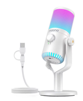 Maono DM30RGB Spēļu Mikrofons (DM30RGB-WH)