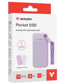 Verbatim 32322V Pocket Purple USB-C Внешний SSD 1TB (32322V)