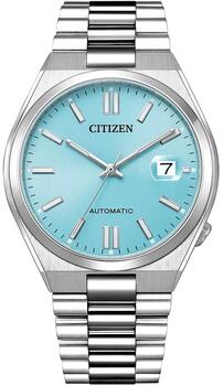 Citizen Tsuyosa Vīriešu Pulkstenis 40mm Ice Blue Dial Stainless Steel Bracelet (NJ0151-88M)