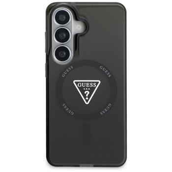 Case Guess IML Gradient Triangle MagSafe Защитный чехол для Samsung Galaxy S26 / чёрный (GUHMS26SHGTMLCGK)