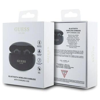 Guess Bluetooth headphones GUTWST50EK TWS + docking station Беспроводные наушники / чёрный/чёрный Classic EST (GUTWST50EK)