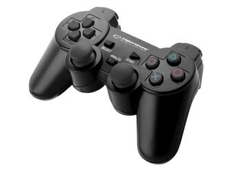 Esperanza EGG107K Vadu spēļu kontrolieris priekš PC, Playstation 3 / USB 2.0 (EGG107K)