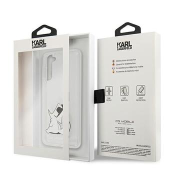 Karl Lagerfeld KLHCS21MCFNRC Hardcase Choupette Fun Aizsargapvalks priekš Samsung Galaxy S21+ G996 / caurspīdīgs (KLHCS21MCFNRC)