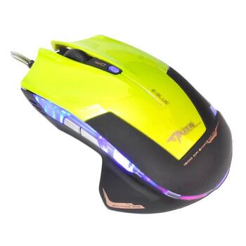 E-Blue EMS124GR Игровая мышь с Дополнительными кнопками / LED Подсветка RGB / 2400 DPI / Avago Chipset / USB Зеленая (EMS124GR)