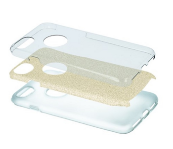 Mocco Glitter 3in1 Back Case Защитный Чехол для Apple iPhone 17 Pro Max (MO-GLI-IP-17PRMAX-GO)
