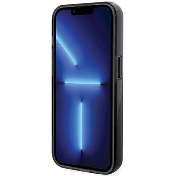 Karl Lagerfeld KLHMP13LHMRSKCK Hardcase Ring Stand Karl&Choupette Aizsargapvalks priekš iPhone 13 Pro 6.1