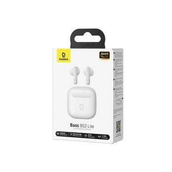 Baseus Bass BS2 Lite True Wireless Earphones Беспроводные наушники / лунно-белый (A0010A03)