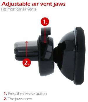 Swissten S-Grip M3 Универсальный держатель с магнитом для устройств (SW-CH-AV-M3-BK)