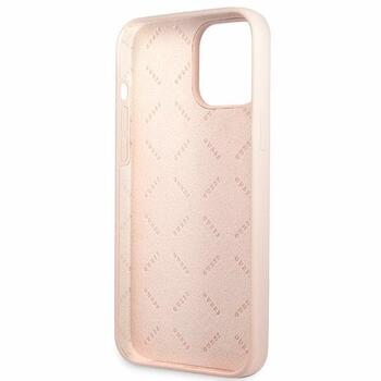 Guess GUHCP13XLSLMGLP Silicone Script Gold Log Защитный чехол для iPhone 13 Pro Max 6.7