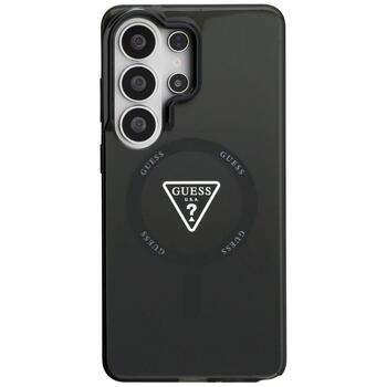 Case Guess IML Gradient Triangle MagSafe Aizsargapvalks priekš Samsung Galaxy S26 Ultra / melns (GUHMS26LHGTMLCGK)