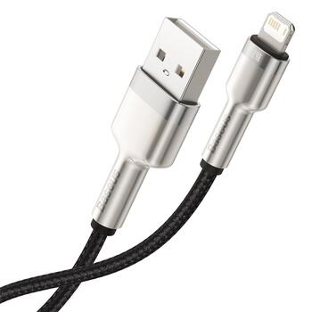 Baseus Cafule USB Cable Кабель для зарядки Lightning 2.4A 1m / чёрный (CALJK-A01)