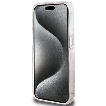 Guess GUHMP15LHGCUSTGP IML GCube MagSafe Aizsargapvalks priekš iPhone 15 Pro 6.1