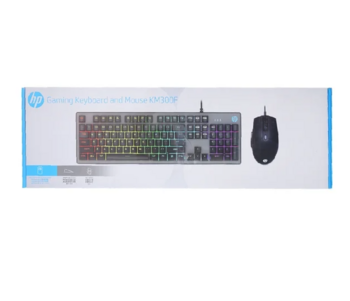 HP KM300F Spēļu Klaviatūrā + Datorpele USB / ENG / 6400DPI / RGB (KM300F)