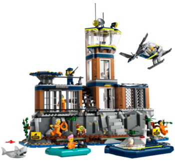 LEGO 60419 Police Prison Island Konstruktors (60419)