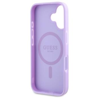 Guess GUHMP16MPSAPSMEU Hardcase Saffiano Peony Classic Logo Защитный чехол для iPhone 16 Plus 6.7