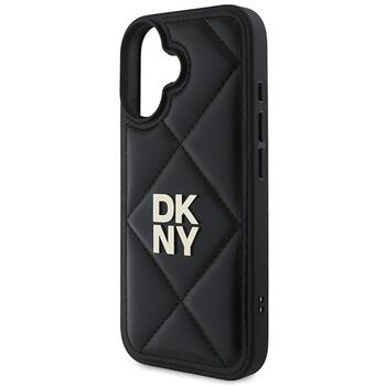 DKNY Quilted Stack Logo Защитный Чехол для Apple iPhone 16 (DKHCP16SPQDSLK)