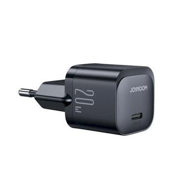 Joyroom JR-TCF02 Travel Charger Mini Type-C Зарядное устройство PD 20W / чёрный (JR-TCF02-BLK)