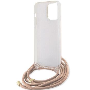 Guess GUHCP15LHC4SEP Hardcase Crossbody Cord 4G Print Защитный чехол для iPhone 15 Pro 6.1